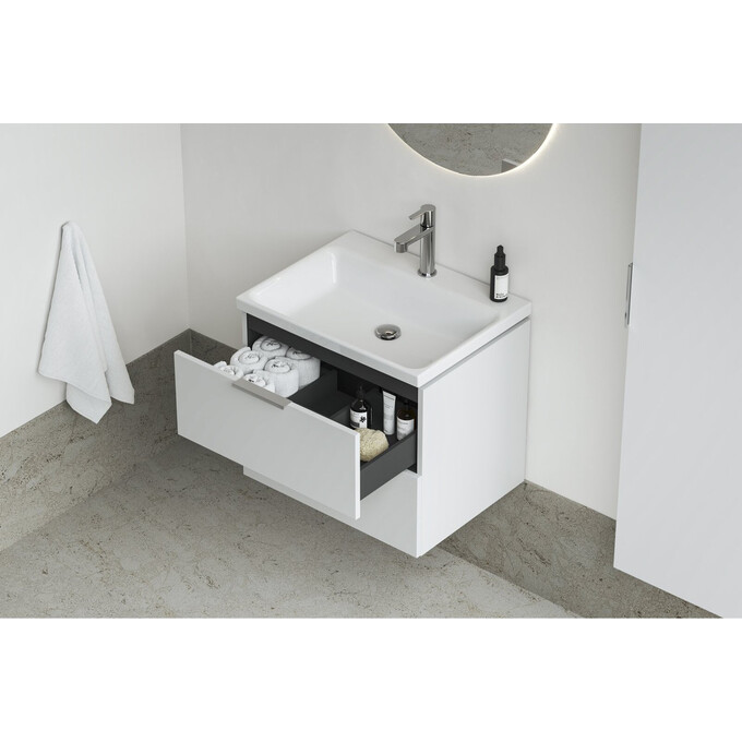 Умывальник Ravak Comfort 600 XJX01260001 (60x46 см, белый глянцевый), Доступные размеры: 60 x 46, Цвет производителя: белый глянец, фото 3