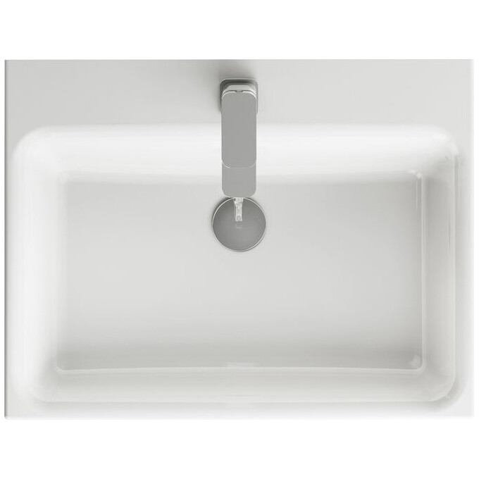 Умывальник Ravak Comfort 600 XJX01260001 (60x46 см, белый глянцевый), Доступные размеры: 60 x 46, Цвет производителя: белый глянец, фото 5