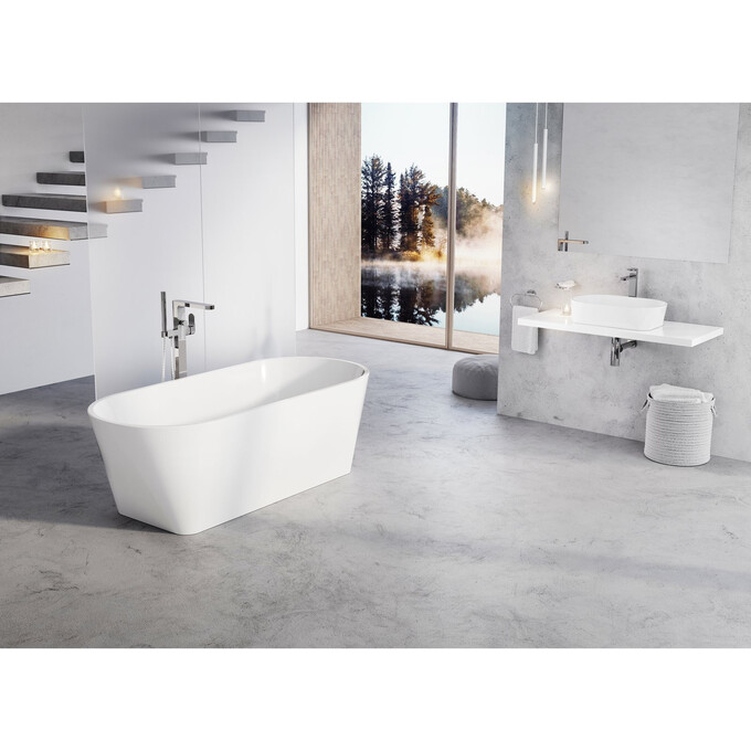 Умивальник Ravak Solo 580 XJX01358000 (58x40 см, білий глянсовий, чаша), фото , изображение 6