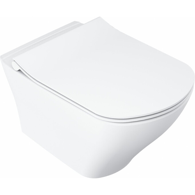 Безобідковий підвісний унітаз Ravak Classic RimOff X01671 (без сидіння), фото , изображение 5