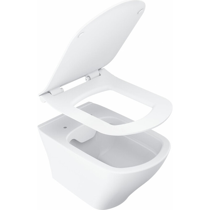 Безобідковий підвісний унітаз Ravak Classic RimOff X01671 (без сидіння), фото , изображение 10