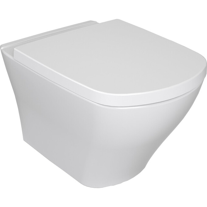 Безобідковий підвісний унітаз Ravak Classic RimOff X01671 (без сидіння), фото , изображение 6