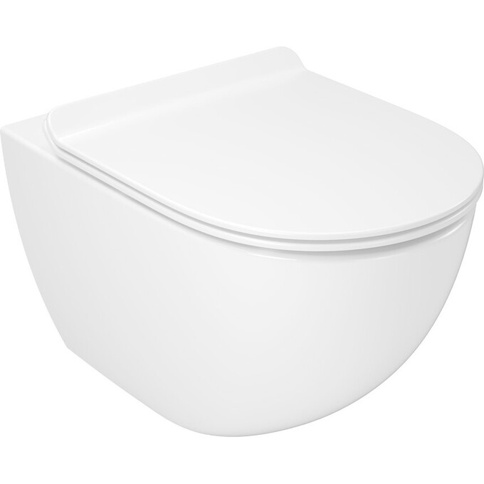 Безобідковий підвісний унітаз Ravak Vita RimOff X01860 (без сидіння), фото , изображение 4