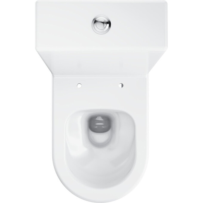 Безободковый унитаз-компакт Ravak Optima Combi RimOff X01870 (с сиденьем), фото 8