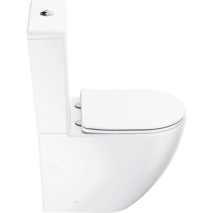 Безободковый унитаз-компакт Ravak Optima Combi RimOff X01870 (с сиденьем), фото 9