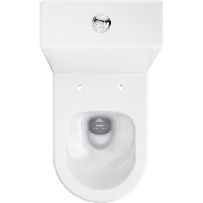 Безободковый унитаз-компакт Ravak Elegant Combi RimOff X01872 (с сиденьем), фото 9