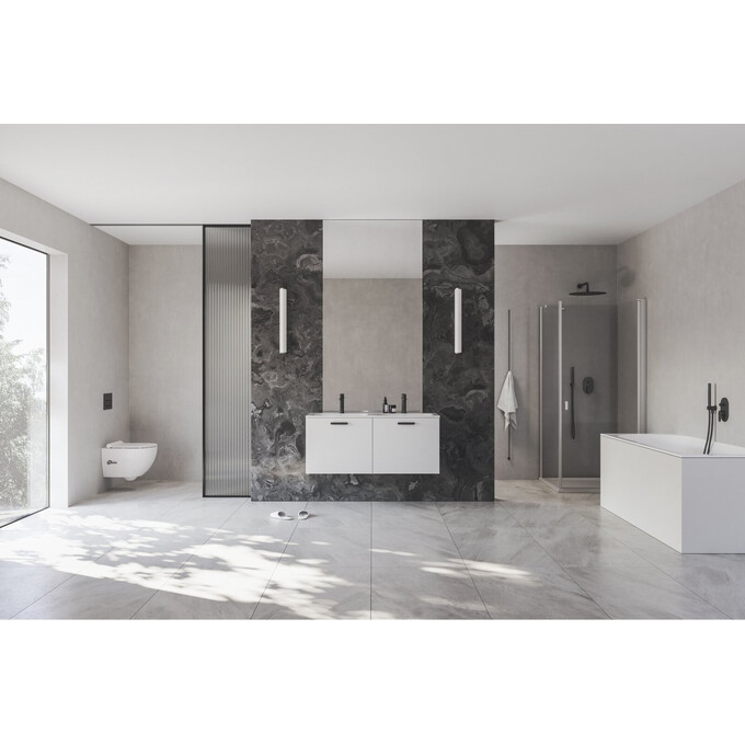 Безободковый подвесной унитаз-биде Ravak Uni Chrome RimOff X01912 (со смесителем, без сиденья), фото 3