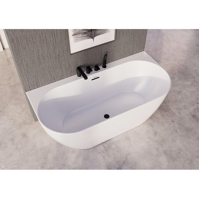 Змішувач на борт ванни Ravak Flat FL 026.20 (X070176, чорний, на чотири отвори), Колір виробника: чорний, фото , изображение 3