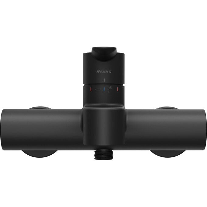 Змішувач для ванни Ravak Puri PU 022.20BL (X070185, чорний), Колір виробника: чорний, фото , изображение 5