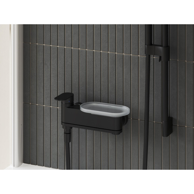 Смеситель для ванны Ravak Chrome II CR II 022.20BL (X070463, черный), Цвет производителя: черный, фото 4