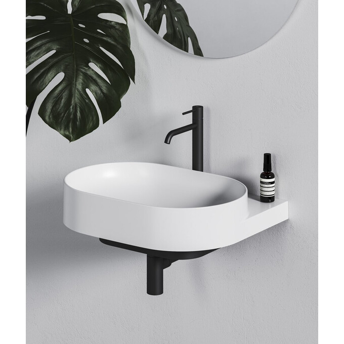 Умивальник Ravak Yard 600 XJX0E260001 (60x50 см, білий матовий), Доступні розміри: 60 x 50, Колір виробника: білий матовий, фото , изображение 3