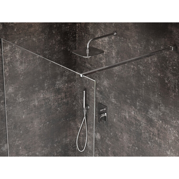 Внешняя часть смесителя скрытого монтажа для ванны Ravak Flat FL 065.00 (X070123), Цвет производителя: хром, фото 2