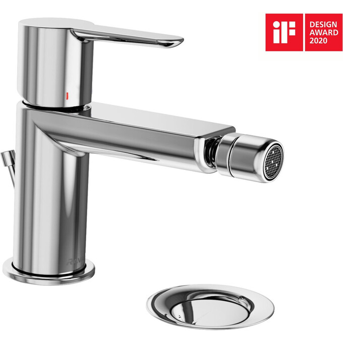 Змішувач для біде Ravak Puri PU 055.00CR (X070144, з донним клапаном), Колір виробника: хром, фото , изображение 2