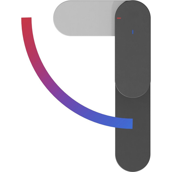 Смеситель для умывальника Ravak Chrome II BeCool CR II 014.21BL (X070460, черный), Цвет производителя: черный, фото 6