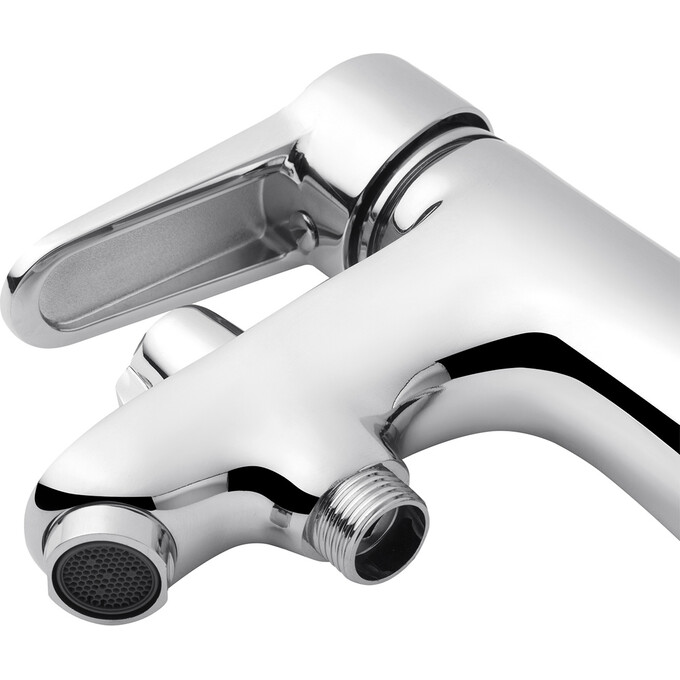 Смеситель для умывальника Kroner KRM Elbe C015 (с гигиеническим душем), фото 7