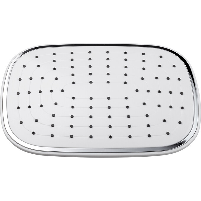 Душевая система Kroner KRP Armada W063 (Armada-W063, белый/хром с полкой и изливом), фото 11