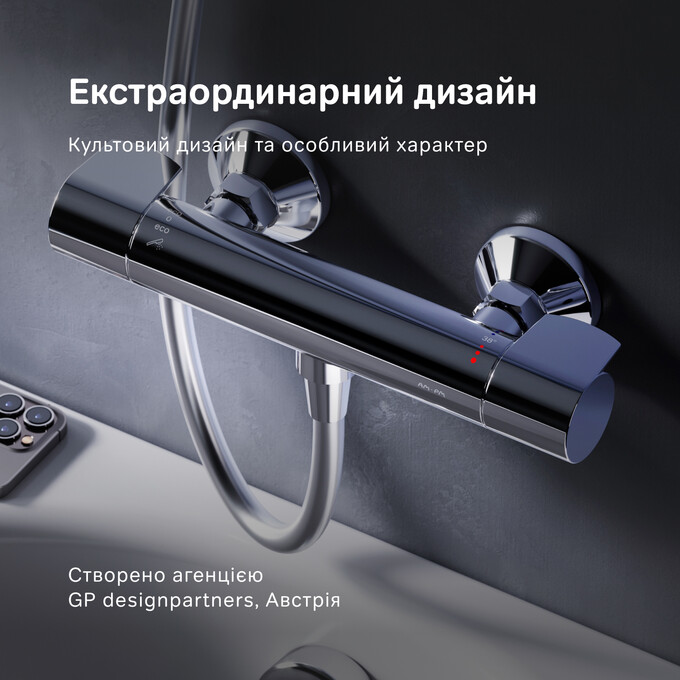 Смеситель для душа с термостатом Am.Pm X-Joy F85A40000, фото 13