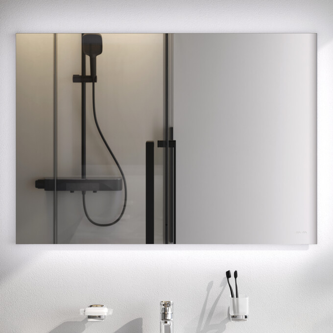 Зеркало для ванной комнаты Am.Pm X-Joy M85MOX11001WG38  (100x70 см, с LED-подсветкой, с ИК-сенсором), Доступные размеры: 100 x 70, фото 2