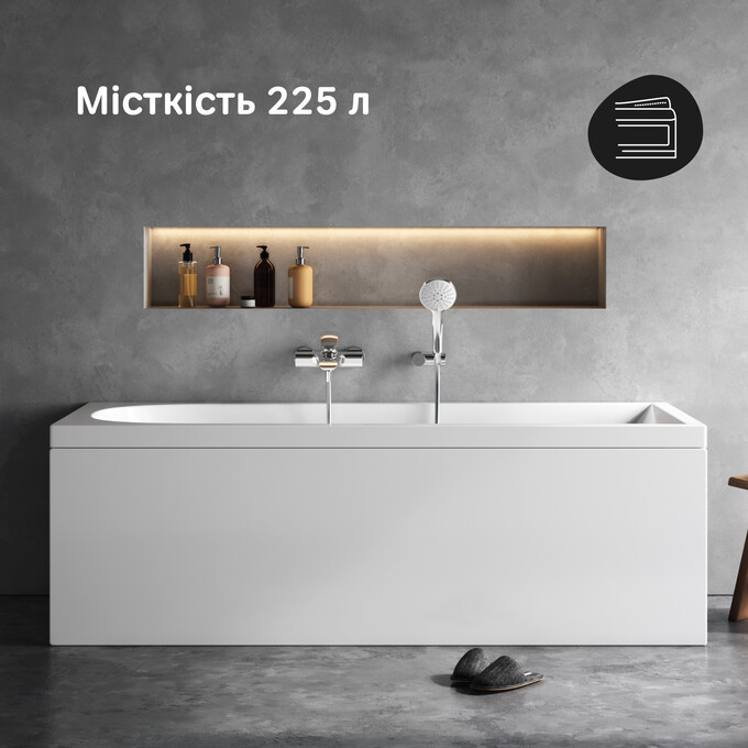 Ванна акриловая 180x80 см Am.Pm Spirit W72A-180-080W-A2, фото 13