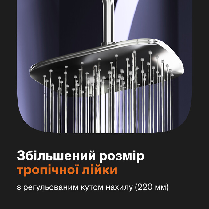Термостатическая душевая система Damixa Option DX218092000, фото 14