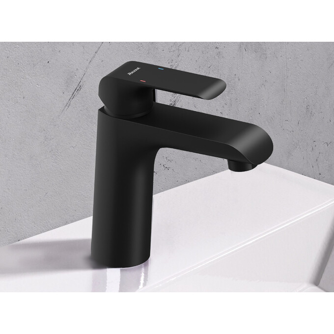 Змішувач для умивальника Ravak Flat FL 014.20 (X070173, чорний), Колір виробника: чорний, фото , изображение 2