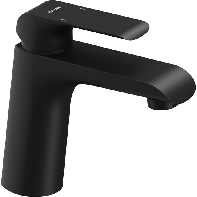 Змішувач для умивальника Ravak Flat FL 014.20 (X070173, чорний), Колір виробника: чорний, фото 
