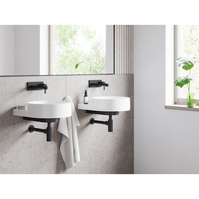 Смеситель скрытого монтажа для умывальника Ravak Puri PU 019.20BL (X070184, черный, внутренняя часть в комплекте), Цвет производителя: черный, фото 2