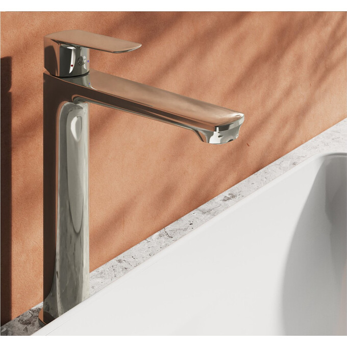 Смеситель для умывальника Ravak Life LF 015.00CR (X070472, высокий), Цвет производителя: хром, фото 3