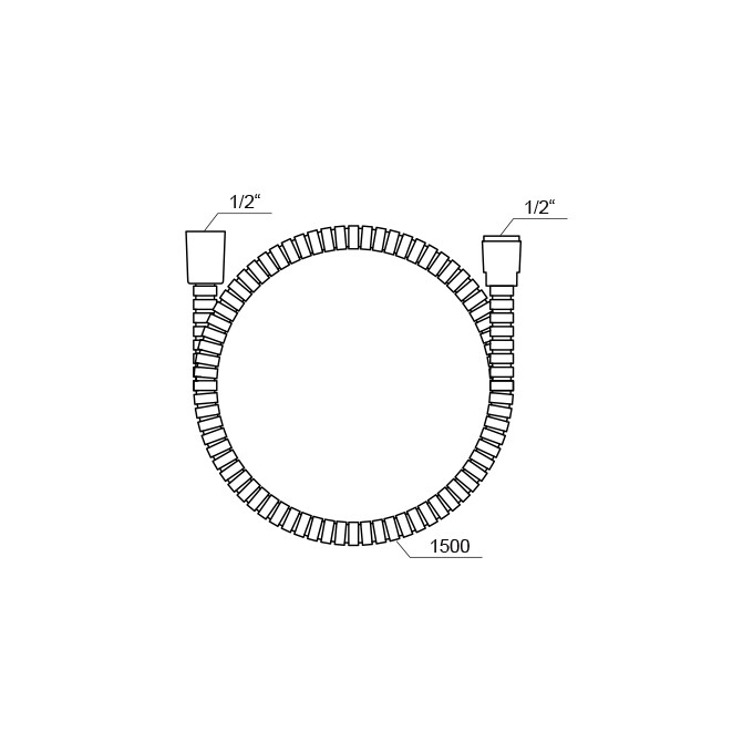 Шланг для душа Ravak 912.00 (X07P065, 150 см), фото 4