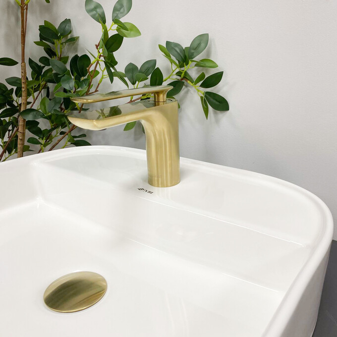 Умивальник VBI Lesina 2 White VBI-015301 (45x45 см), Доступні розміри: 45 x 45, Колір виробника: білий, фото , изображение 4