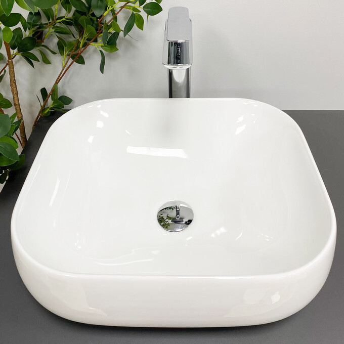 Раковина VBI Tricase White VBI-015800 (44x39 см, чаша), фото , изображение 4