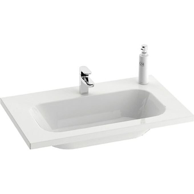 Умывальник Ravak Chrome 60 XJG01260000 (60x49 см, белый глянцевый), фото 