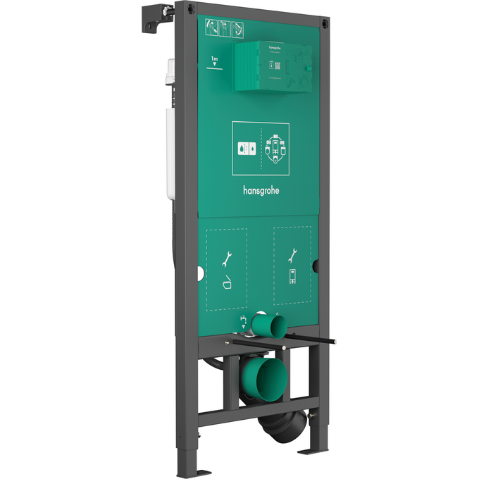 Инсталляция для унитаза Hansgrohe iFrame Universal 01022180 (с креплением к стене), фото 