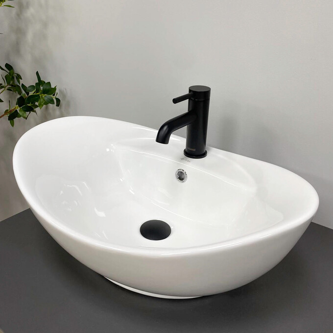 Умивальник VBI Arona White VBI-012620 (60x40 см, чаша), фото 