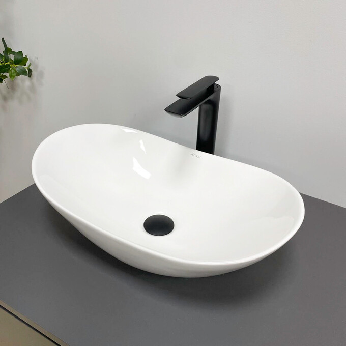 Раковина VBI Turin S White VBI-011515 (52x32 см, чаша), Доступні розміри: 52 x 32, Колір виробника: білий глянець, фото 