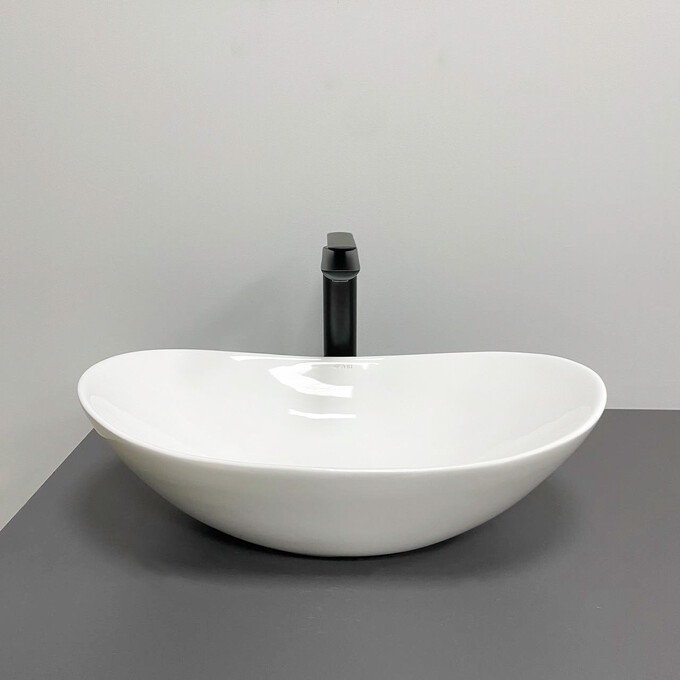 Раковина VBI Turin S White VBI-011515 (52x32 см, чаша), Доступні розміри: 52 x 32, Колір виробника: білий глянець, фото , изображение 3