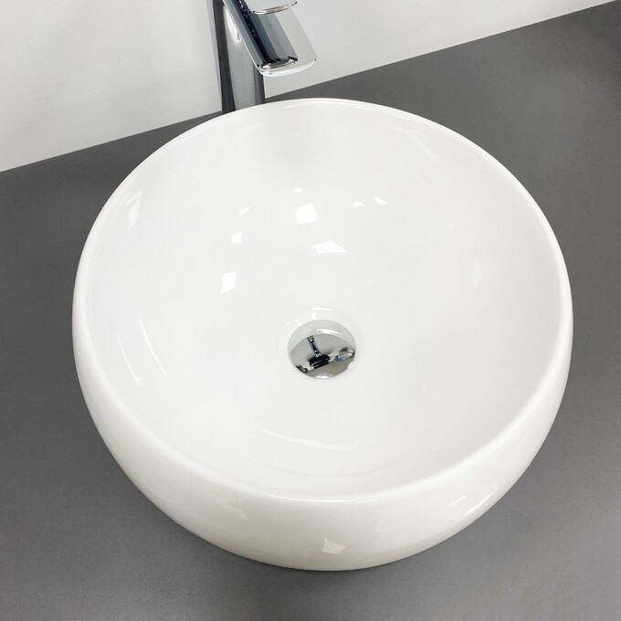 Умивальник VBI Laterza White VBI-015801 (37 см, чаша), фото , изображение 4