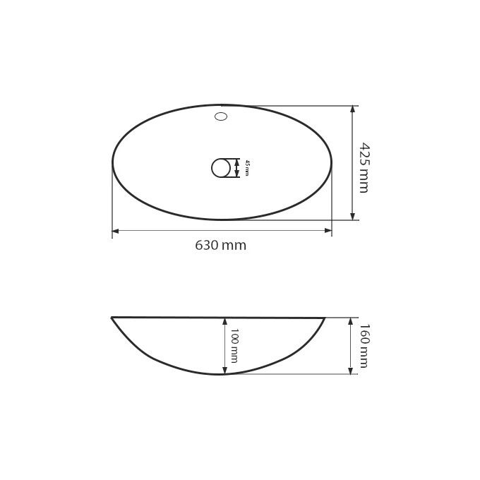 Умивальник VBI Olivella White VBI-012902 (63x43 см, чаша), фото , изображение 4