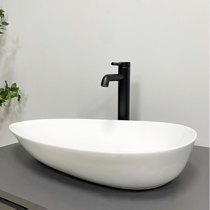 Умывальник VBI Trento 60 White VBI-011904 (59x35 см, чаша), Доступные размеры: 59 x 35, фото 2