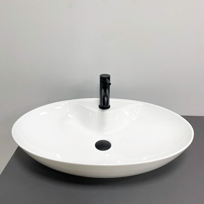 Умивальник VBI Oratino White VBI-015503 (67x44 см, чаша), фото , изображение 3