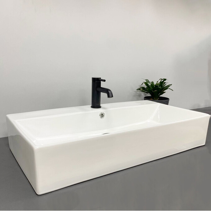 Раковина VBI Padua 80 White VBI-012204 (80x42 см), Доступні розміри: 80 x 42, фото , изображение 2