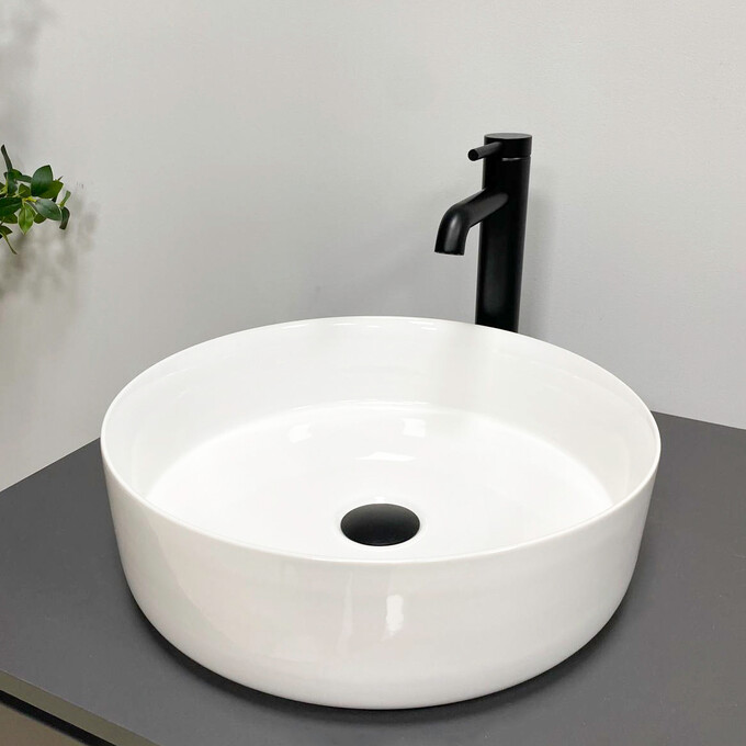 Раковина VBI Prato L White VBI-011411 (41 см, біла, чаша), Доступні розміри: 41 x 41, Колір виробника: білий глянець, фото 