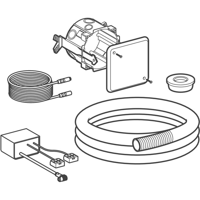 Комплект сетевого блока питания Geberit 115.861.00.6 (с кабелем и монтажной коробкой), фото 2
