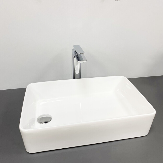 Раковина VBI Velletri White VBI-015900 (51x33 см), Доступні розміри: 51 x 33, Колір виробника: білий, фото 