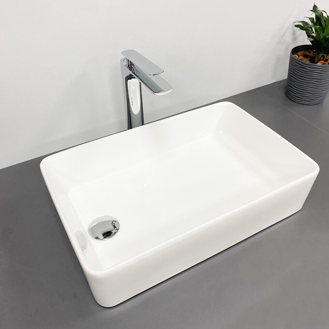 Раковина VBI Velletri White VBI-015900 (51x33 см), Доступні розміри: 51 x 33, Колір виробника: білий, фото , изображение 2