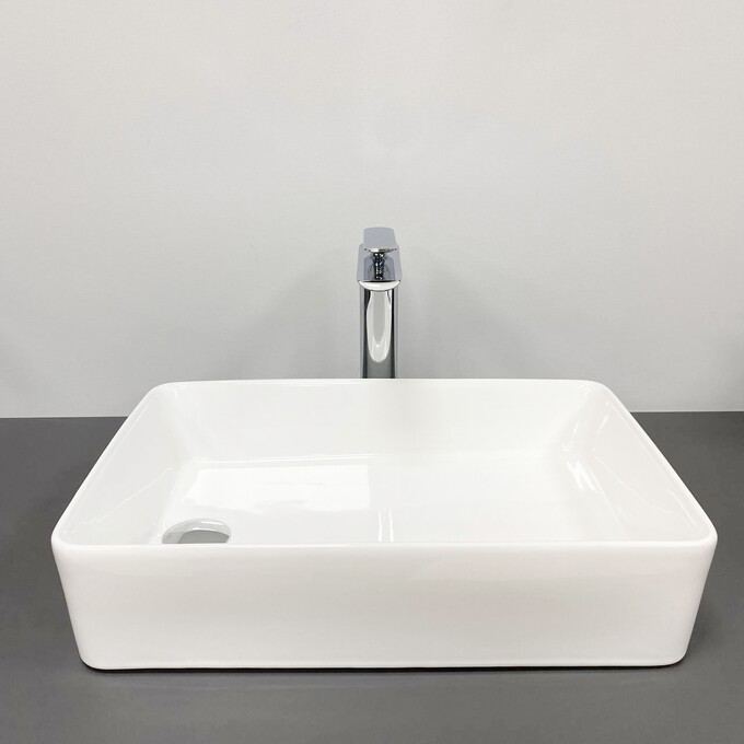 Раковина VBI Velletri White VBI-015900 (51x33 см), Доступні розміри: 51 x 33, Колір виробника: білий, фото , изображение 3