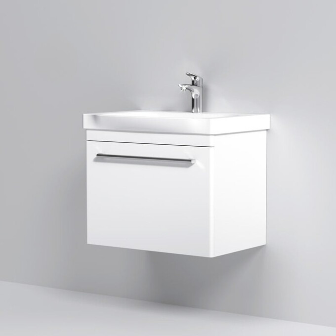 Тумба с раковиной Am.Pm Like S M81-FHX06521W-WC06521-38 (65 см, подвесная), фото 