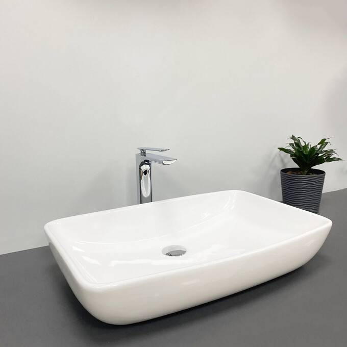 Умивальник VBI Silvi 60 White VBI-015100 (61x39 см, чаша), Доступні розміри: 61 x 39, Колір виробника: білий глянець, фото 