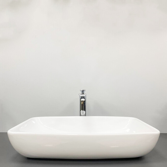 Умивальник VBI Silvi 60 White VBI-015100 (61x39 см, чаша), Доступні розміри: 61 x 39, Колір виробника: білий глянець, фото , изображение 3