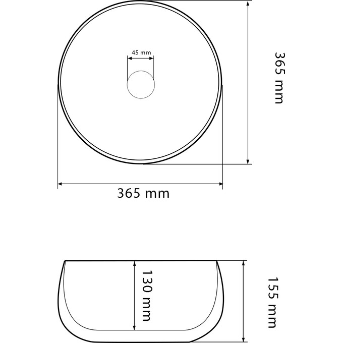 Умивальник VBI Laterza White VBI-015801 (37 см, чаша), фото , изображение 6
